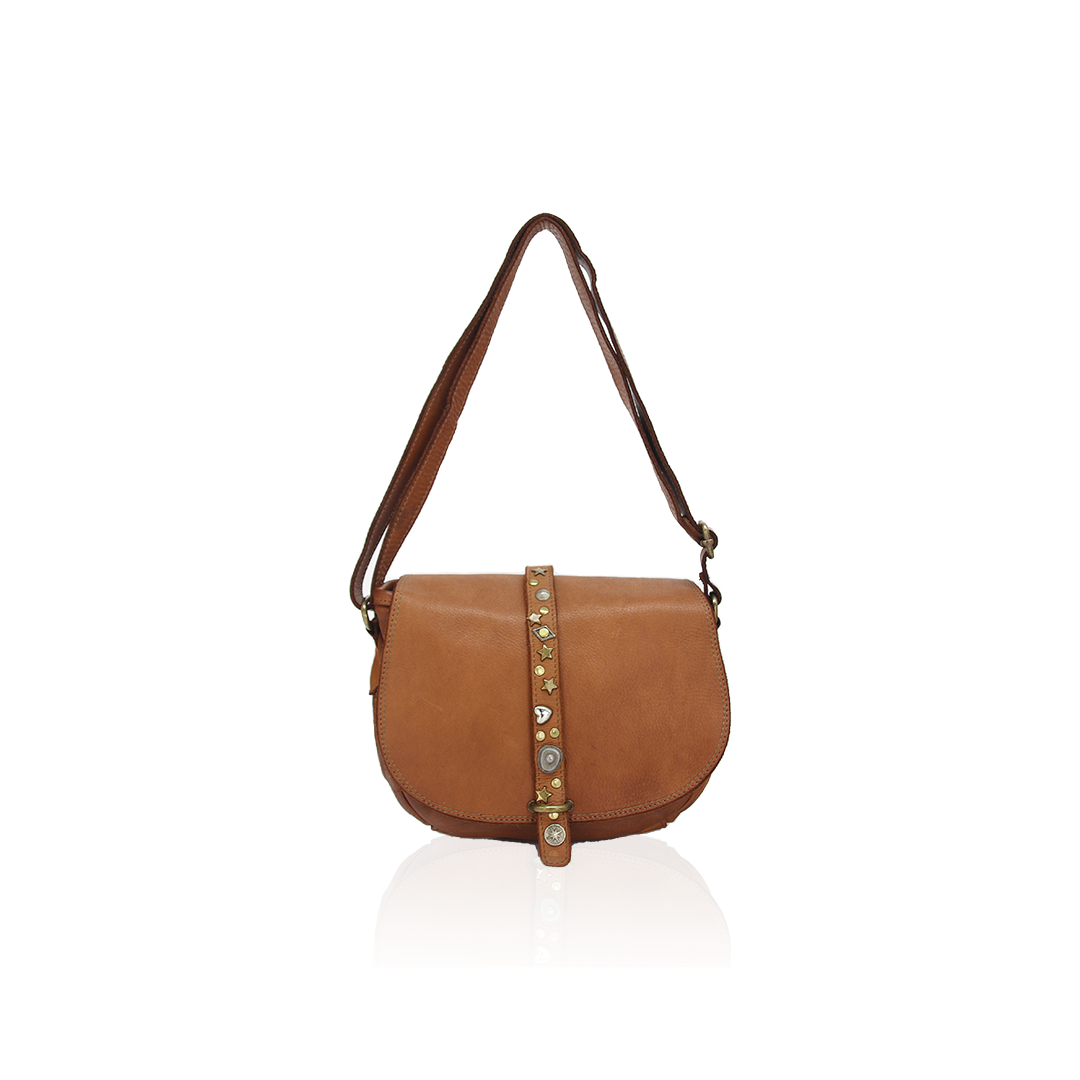 Mia shoulder bag in genuine leather with accessories MARTINAKLEINE